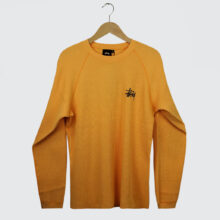 Stüssy Raglan Thermal Basic Stock Longsleeve Orange Stüssy Raglan Thermal Basic Stock Longsleeve Orange