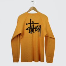 Stüssy Raglan Thermal Basic Stock Longsleeve Orange Stüssy Raglan Thermal Basic Stock Longsleeve Orange