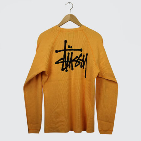 Stüssy Raglan Thermal Basic Stock Longsleeve Orange