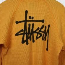Stüssy Raglan Thermal Basic Stock Longsleeve Orange Stüssy Raglan Thermal Basic Stock Longsleeve Orange