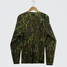 Stüssy Raglan Thermal Basic Stock Longsleeve Tree Bark Camo Stüssy Raglan Thermal Basic Stock Longsleeve Tree Bark Camo