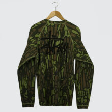 Stüssy Raglan Thermal Basic Stock Longsleeve Tree Bark Camo Stüssy Raglan Thermal Basic Stock Longsleeve Tree Bark Camo
