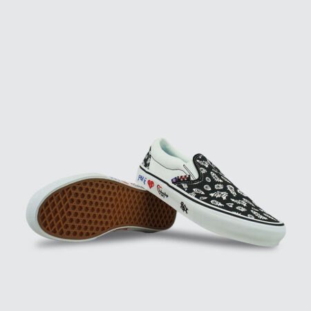 Vans Skate Slip-On x PUNKANDYO Black/White Vans Skate Slip-On x PUNKANDYO Black/White