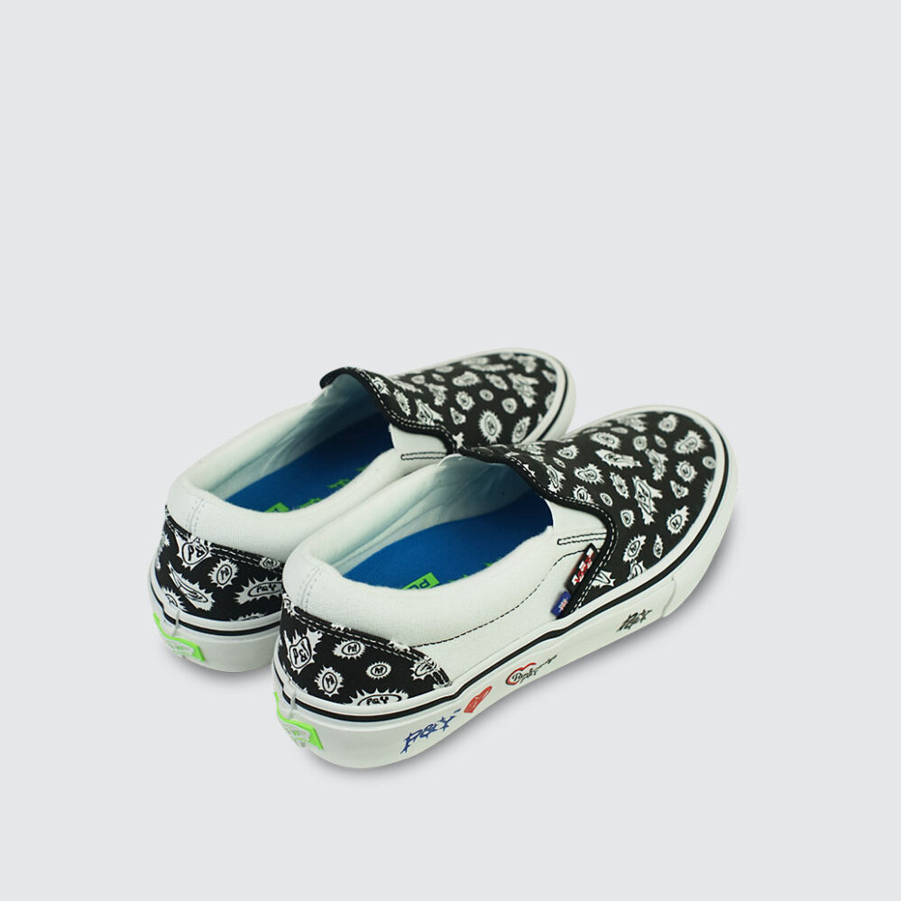 Vans Skate Slip-On x PUNKANDYO Black/White Vans Skate Slip-On x PUNKANDYO Black/White