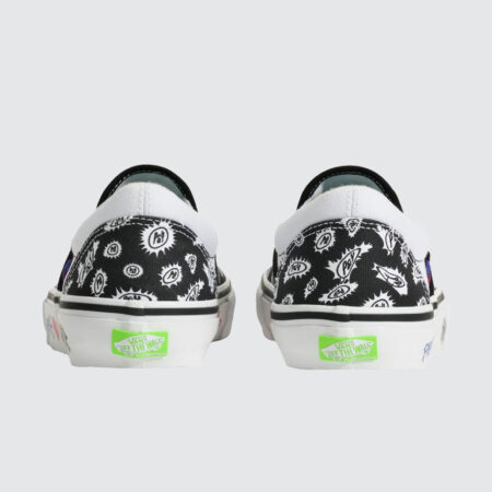 Vans Skate Slip-On x PUNKANDYO Black/White Vans Skate Slip-On x PUNKANDYO Black/White