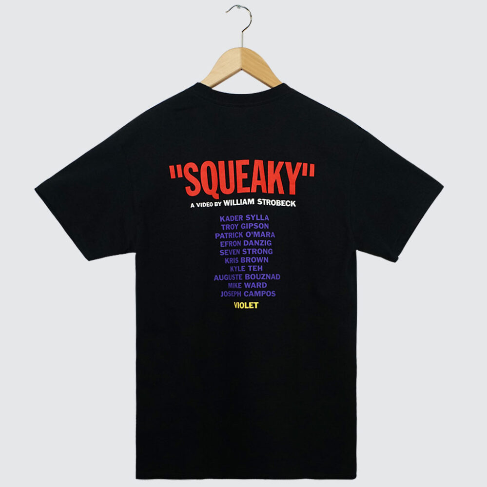 Violet Squeaky T-Shirt Black