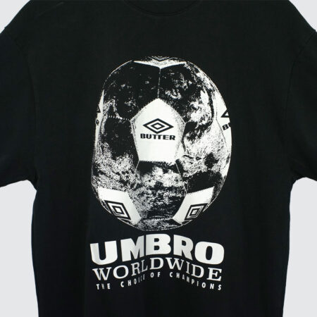 Butter Goods x Umbro World Game T-Shirt Washed Black
