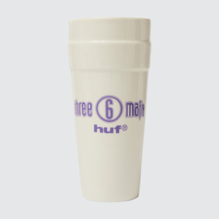 HUF x Three 6 Mafia Ceramic Double Cup White