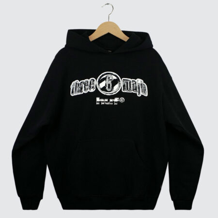 HUF x Three 6 Mafia Heavyweight Hoodie Black