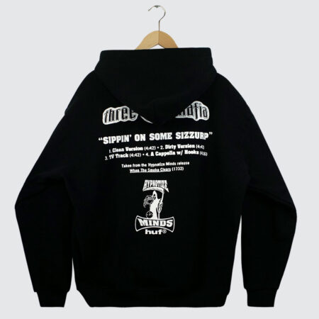 HUF x Three 6 Mafia Heavyweight Hoodie Black
