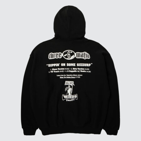 HUF x Three 6 Mafia Heavyweight Hoodie Black