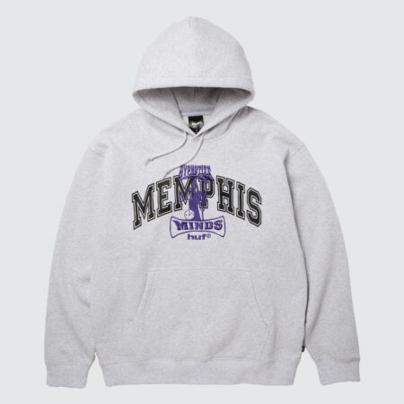 HUF x Three 6 Mafia Memphis Po Hoodie Heather Grey