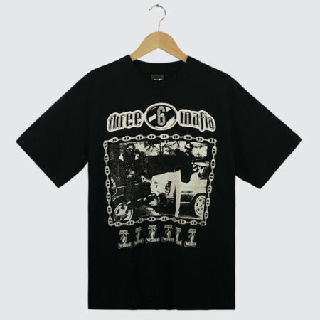 HUF x Three 6 Mafia Most Known Unknown T-Shirt Washed Black