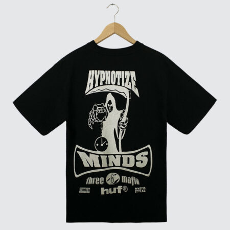 HUF x Three 6 Mafia Most Known Unknown T-Shirt Washed Black