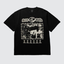 HUF x Three 6 Mafia Most Known Unknown T-Shirt Washed Black HUF x Three 6 Mafia Most Known Unknown T-Shirt Washed Black