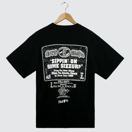 HUF x Three 6 Mafia Sizzurp T-Shirt Black