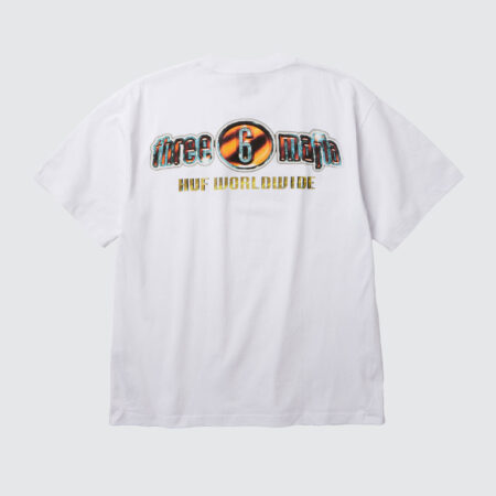 HUF x Three 6 Mafia Smoke Clears T-Shirt White